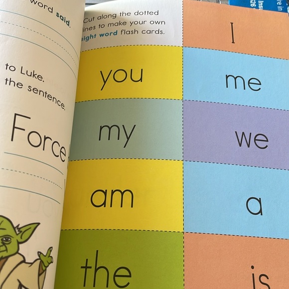 2 Star Wars Workbooks Preschool ABC Fun & Kindergarten Phonics & ABCs - Picture 7 of 14